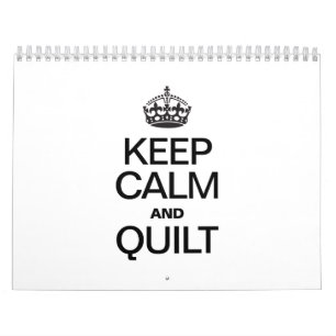 CALENDRIER MURAL GARDER CALME ET QUILT