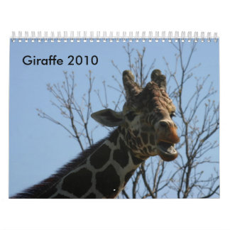 Calendrier Mural Girafe 2010