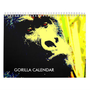 Calendrier Mural Gorilla