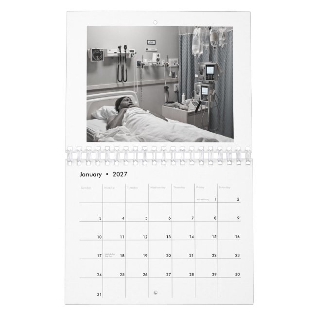 Calendrier Mural greffe (Jan 2027)
