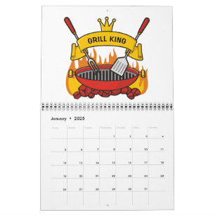 Calendrier Mural Grill King