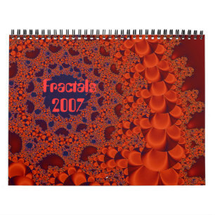 Calendrier Mural Guirlande de cuivre, fractales, 2007