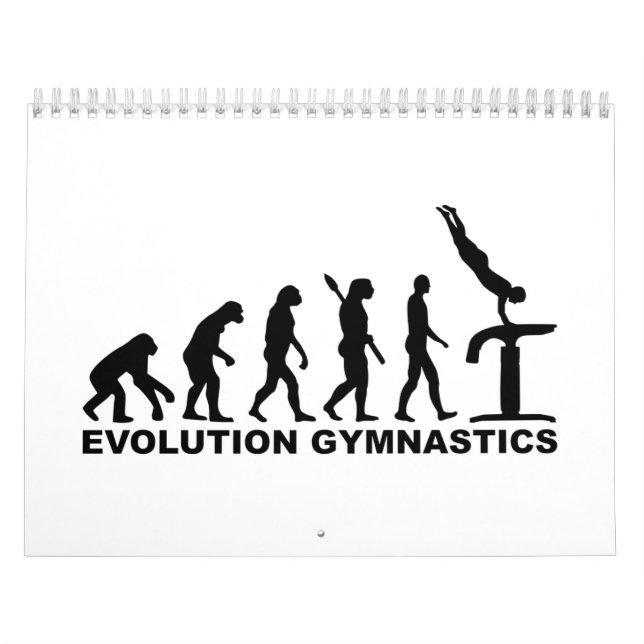 Calendrier Mural Gymnastique de l'évolution (Protection)