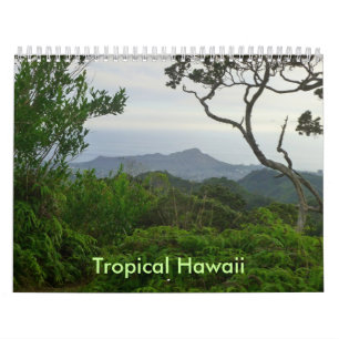 Calendrier Mural Hawaï tropicale