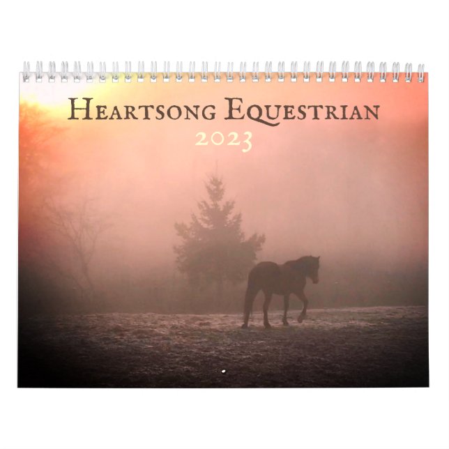 Calendrier mural Heartsong Equestrian 2023 (Protection)