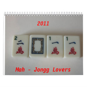 Calendrier Mural Heure-milliampère-Jongg amants 2011