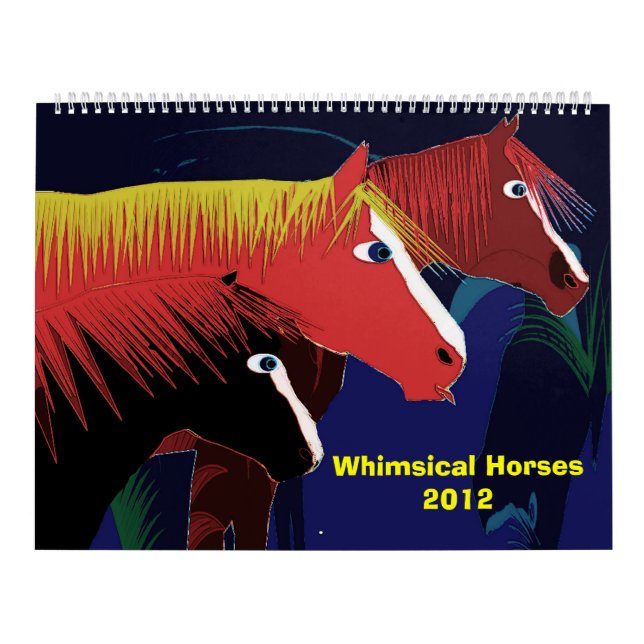 Calendrier Mural Horses2012 lunatique (Protection)