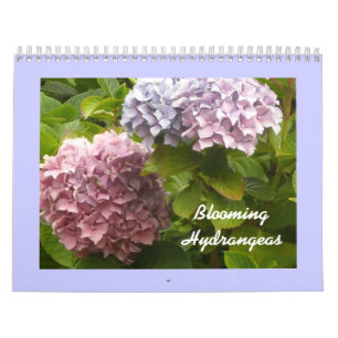 Calendrier Mural Hydrangeas en fleurs