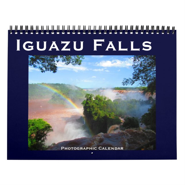Calendrier Mural iguazu tombe 2026 (Protection)