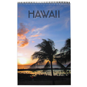 Calendrier Mural îles hawaï 2027