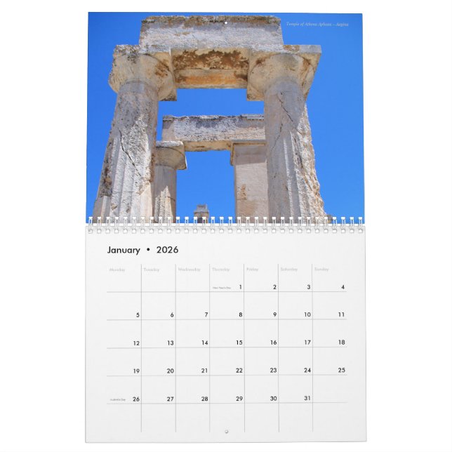 Calendrier Mural Images de Grèce (Jan 2026)