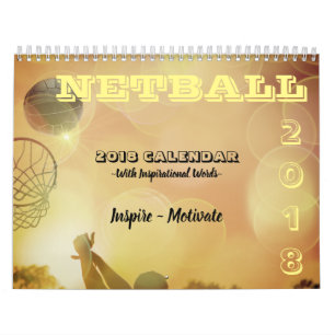 Calendrier Mural Images inspirées et net-ball de citations