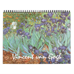 Calendrier Mural Impressionnisme postérieur vintage par Vincent van