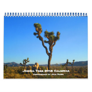 Calendrier Mural Joshua Tree 2018 Par Julia Hanna