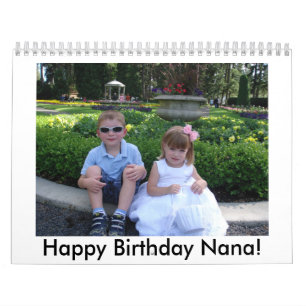 Calendrier Mural Joyeux anniversaire Nana !