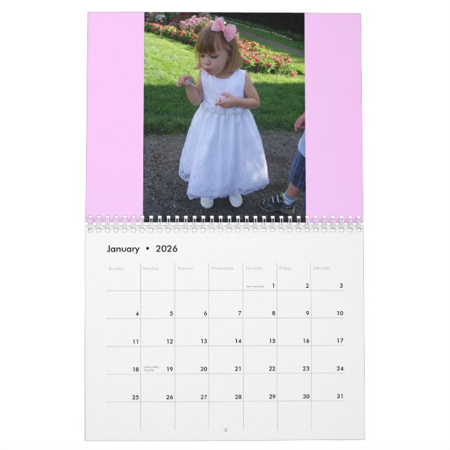 Calendrier Mural Joyeux anniversaire Nana ! (Jan 2026)