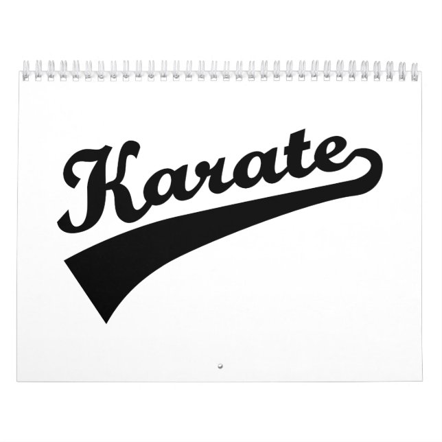 Calendrier Mural Karaté (Protection)
