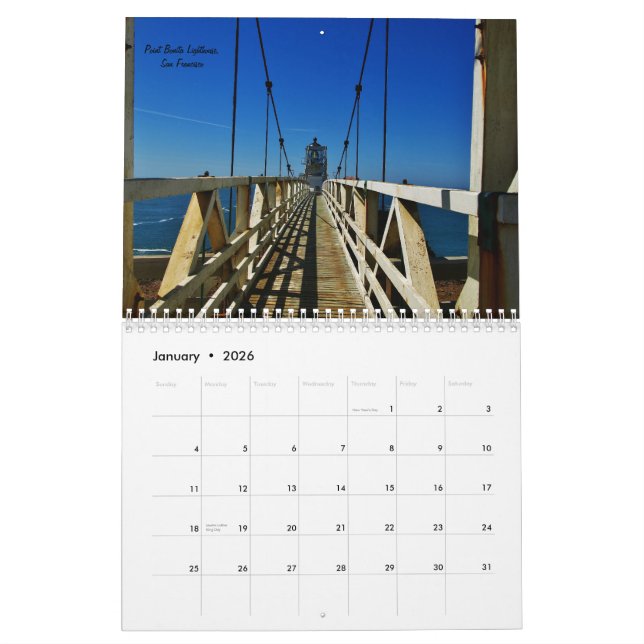 Calendrier Mural La Californie en couleurs (Jan 2026)