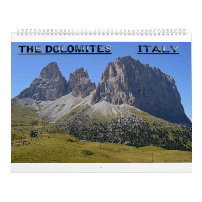 Calendrier Mural La dolomite, Italie (Protection)