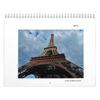 Calendrier Mural La France, Angleterre, Irlande