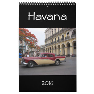 Calendrier Mural la Havane Cuba 2016