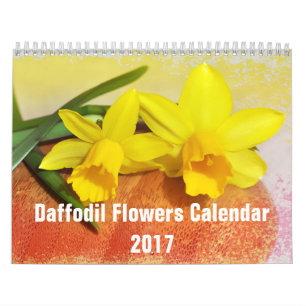 Calendrier Mural La jonquille fleurit 2017 floral
