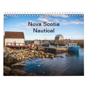 Calendrier Mural La Nouvelle-Écosse nautique