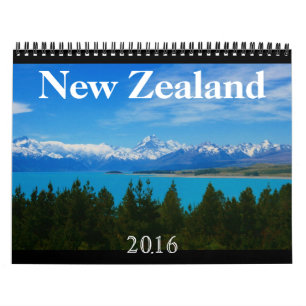 Calendrier Mural la Nouvelle Zélande 2016