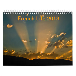 Calendrier Mural La vie française 2013