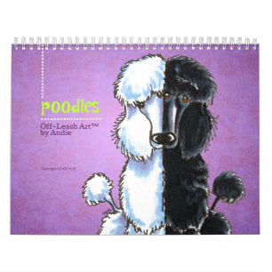 Calendrier Mural -Laisse Art™ vol. 1 de caniches