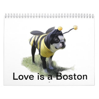 Calendrier Mural L'amour est Boston