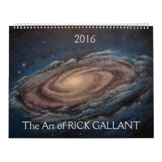 Calendrier Mural L'art de Rick vaillant