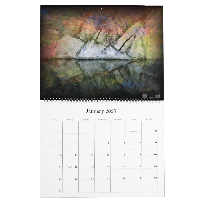 CALENDRIER MURAL L'ART DE ST. JOHN DAVIES (Jan 2027)