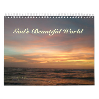 Calendrier Mural Le beau monde de Dieu #1