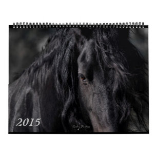 Calendrier Mural Le frison fait varier le pas de 2015