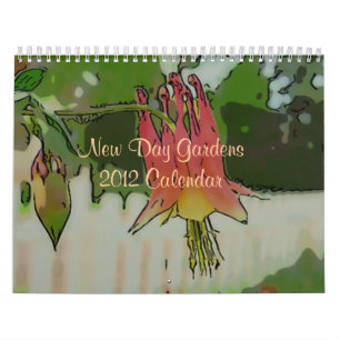 Calendrier Mural Le nouveau jour fait du jardinage style