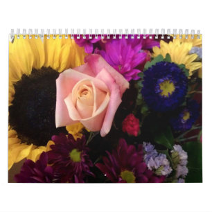 Calendrier Mural Les fleurs classent pour 2013