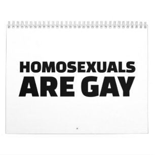 Calendrier Mural Les homosexuels sont gais