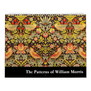 Calendrier Mural Les motifs de William Morris
