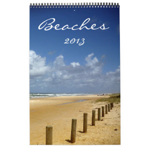 Calendrier Mural les plages classent 2013