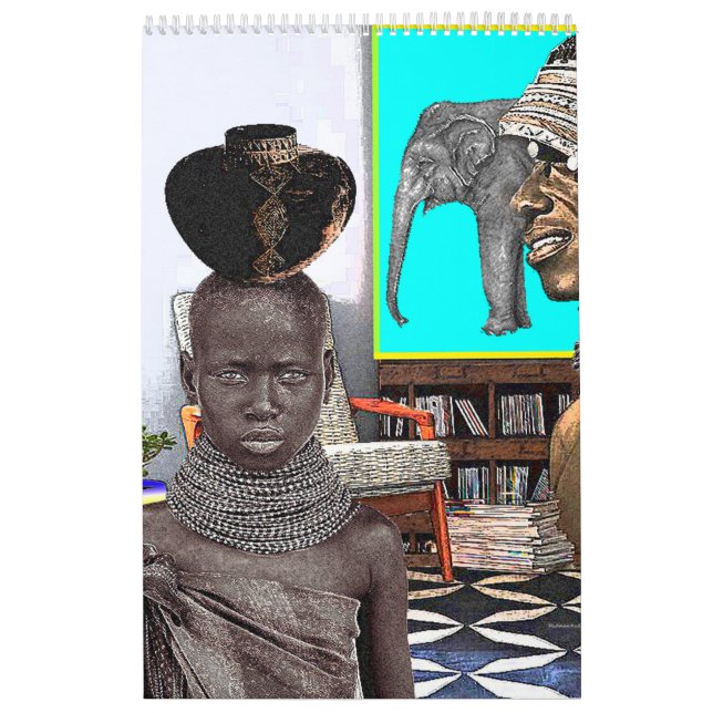 Calendrier Mural Les styles de l'Afrique (Protection)