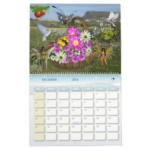 Calendrier Mural Les trésors floraux