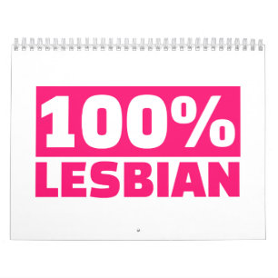 Calendrier Mural Lesbienne de 100%