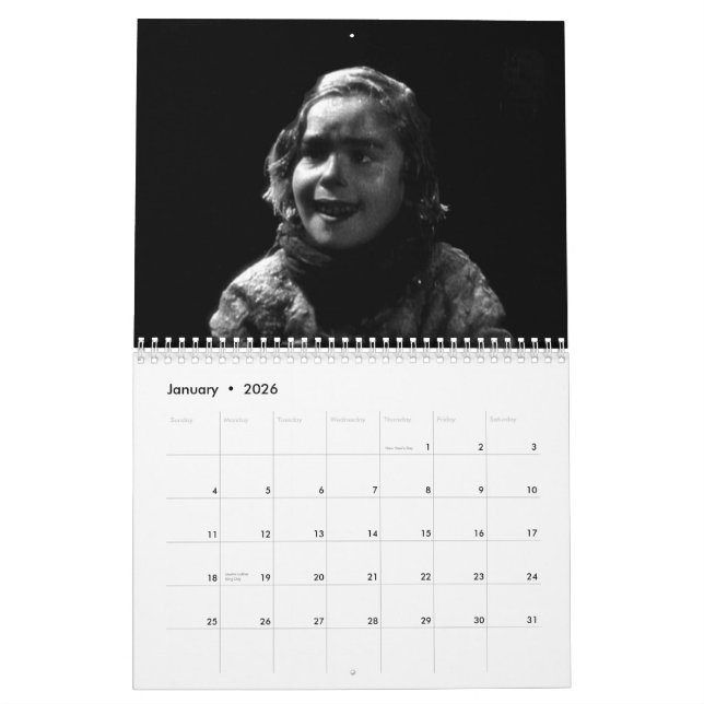 Calendrier Mural L'homme qui rit 1928 #2 (Jan 2026)
