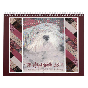 Calendrier Mural L'humoriste Westie 2017
