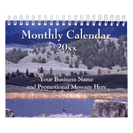 Calendrier Mural Logo d'entreprise promotionnel mensuel Cadeau d'en