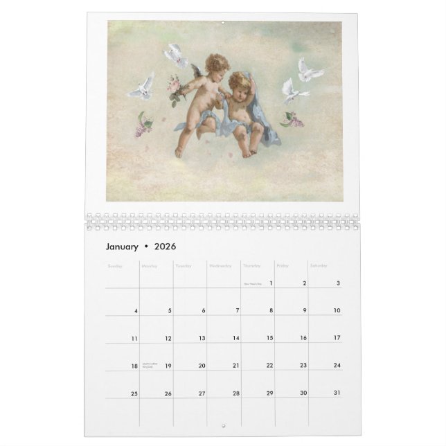 Calendrier Mural Lovely (Jan 2026)