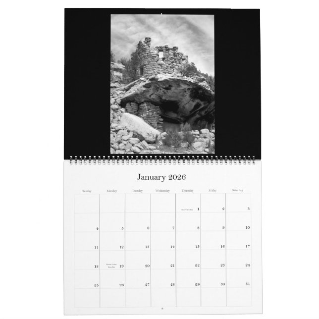 Calendrier Mural Lumière de désert (calendrier) (Jan 2026)