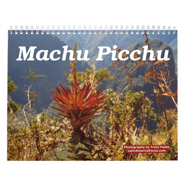 Calendrier Mural Machu Picchu Pérou (Protection)