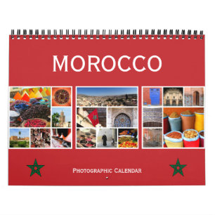 Calendrier Mural maroc 2025